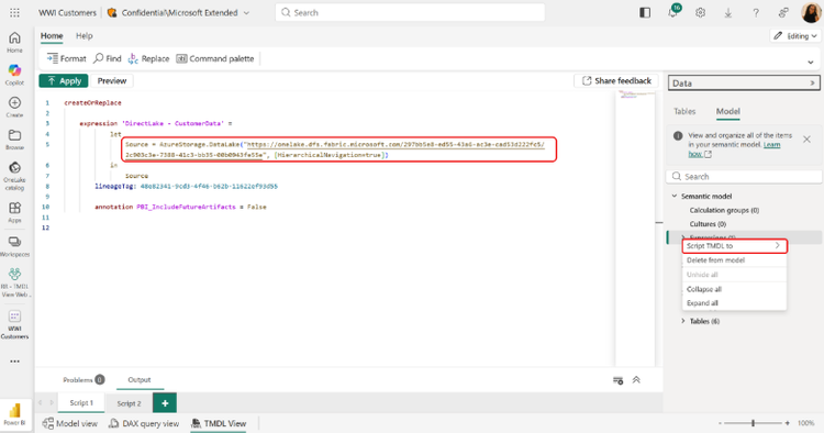 Tmdl Directquery Power BI Introduces TMDL View on the Web (Preview)