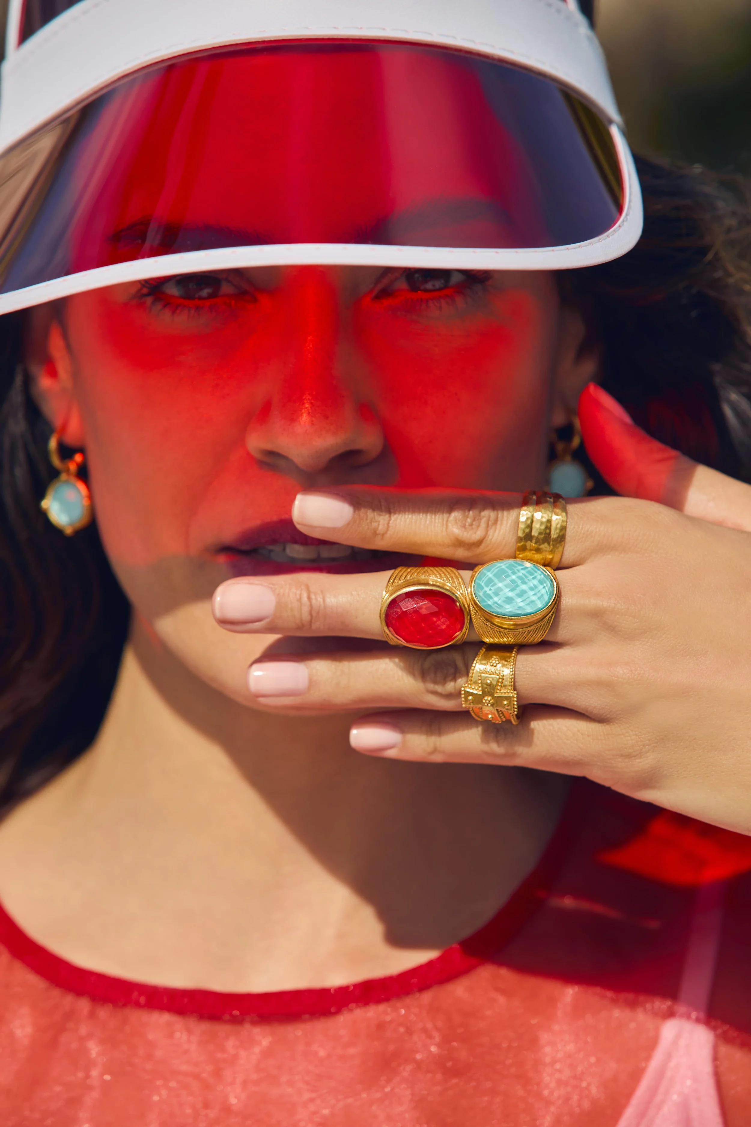   Julie Vos Summer 2025 - Miami, FL   Art Direction, Styling, Location Scouting, Production - Thomas Weiss  Creative Direction - Grace Hough  Photography/Videography - Peter Buckingham  Model - Florentina Kuhl  Hair and Make Up - Casey Garen  Styling