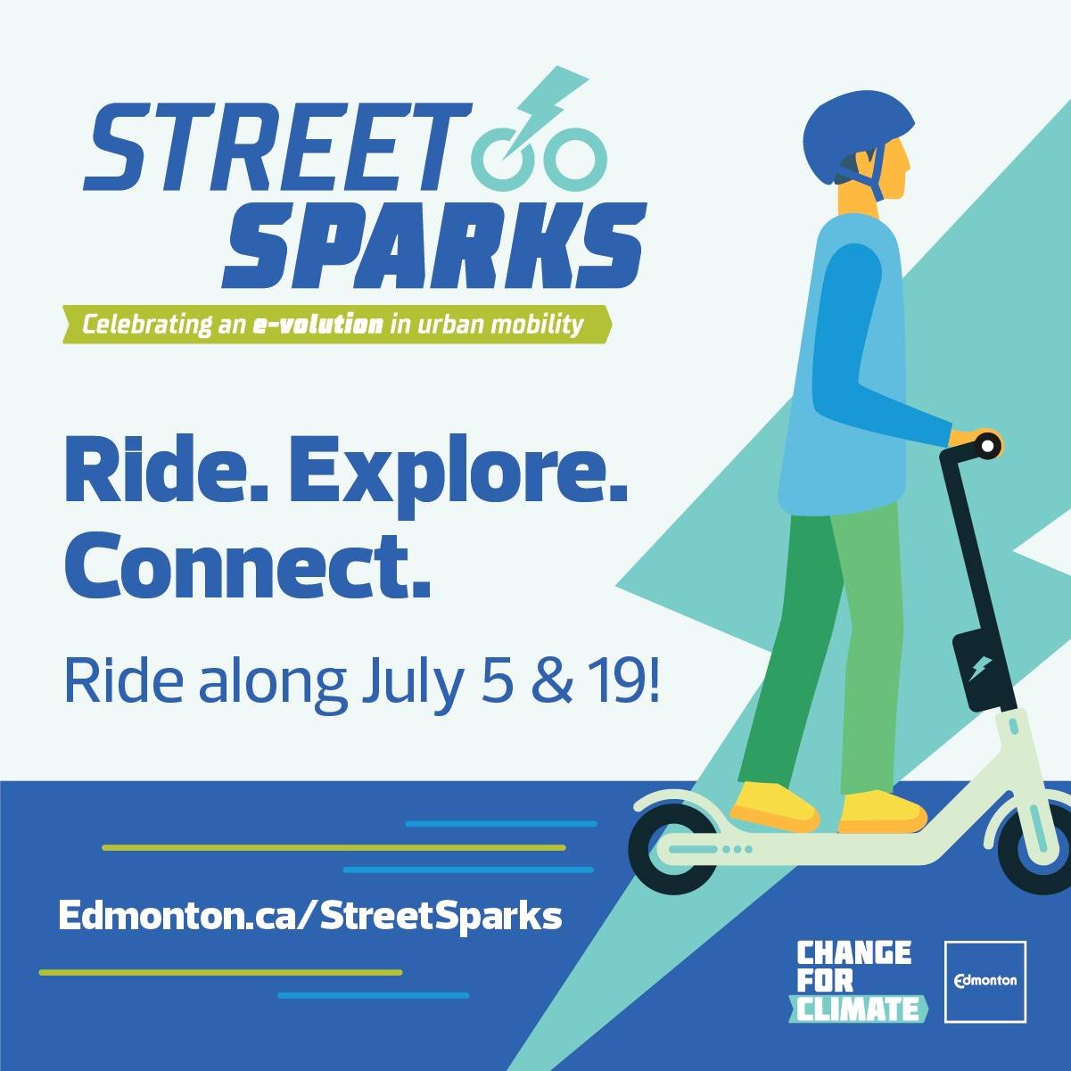 Get ready to roll, Edmonton!

We&rsquo;re excited to announce Street Sparks, a special event series coming this summer celebrating all the ways to get around the city!

At Street Sparks you&rsquo;ll be able to try out e-bikes and e-scooters, learn ab