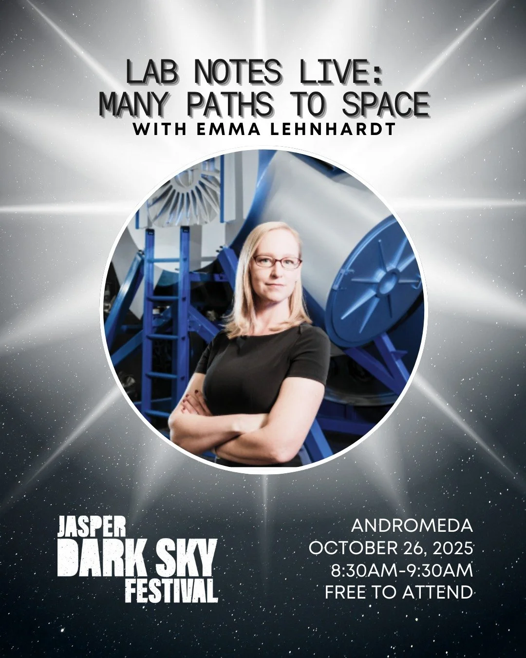 ☕✨ Coffee + Cosmos ✨☕

Not all astronauts wear space suits. 🚀 Join Emma Lehnhardt&mdash;a space nerd with 15+ years at @nasa &mdash;for a morning chat about the many paths to space. From policy to citizen science, from mission planning to public eng