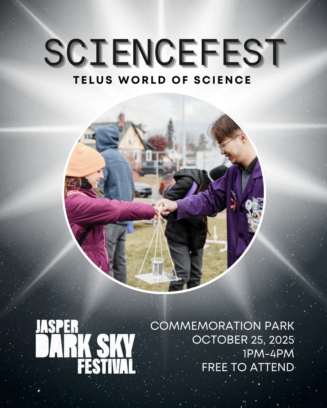 💥 Boom! ✨ Bang! 🚀 Science takes over the park.

At ScienceFest, the @twosedm  crew (plus circus artist Nikolai Smith) bring explosions, flying objects, and interactive fun for all ages. Get hands-on, get curious, and maybe even get a little messy&m