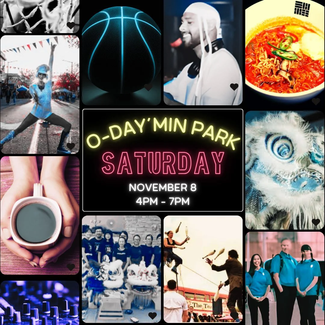 🔥 PLAY IN THE PARK &mdash; tomorrow 4&ndash;7 PM! 🔥
Your downtown backyard is throwing a party, and everyone&rsquo;s invited.

🦁 5 Elements Lion Dance &middot; 4:30&ndash;5:30 &mdash; tradition, drums + major wow factor.
🏀 Glow-in-the-dark basket