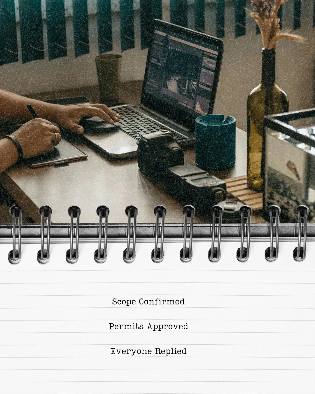 Scope confirmed.
Permits approved.
Everyone replied.

Honestly? A great day.

Un-sexy wins.

#UnSexyWins #IfYouKnowYouKnow #BehindTheScenes #EventProduction #ProcessMatters