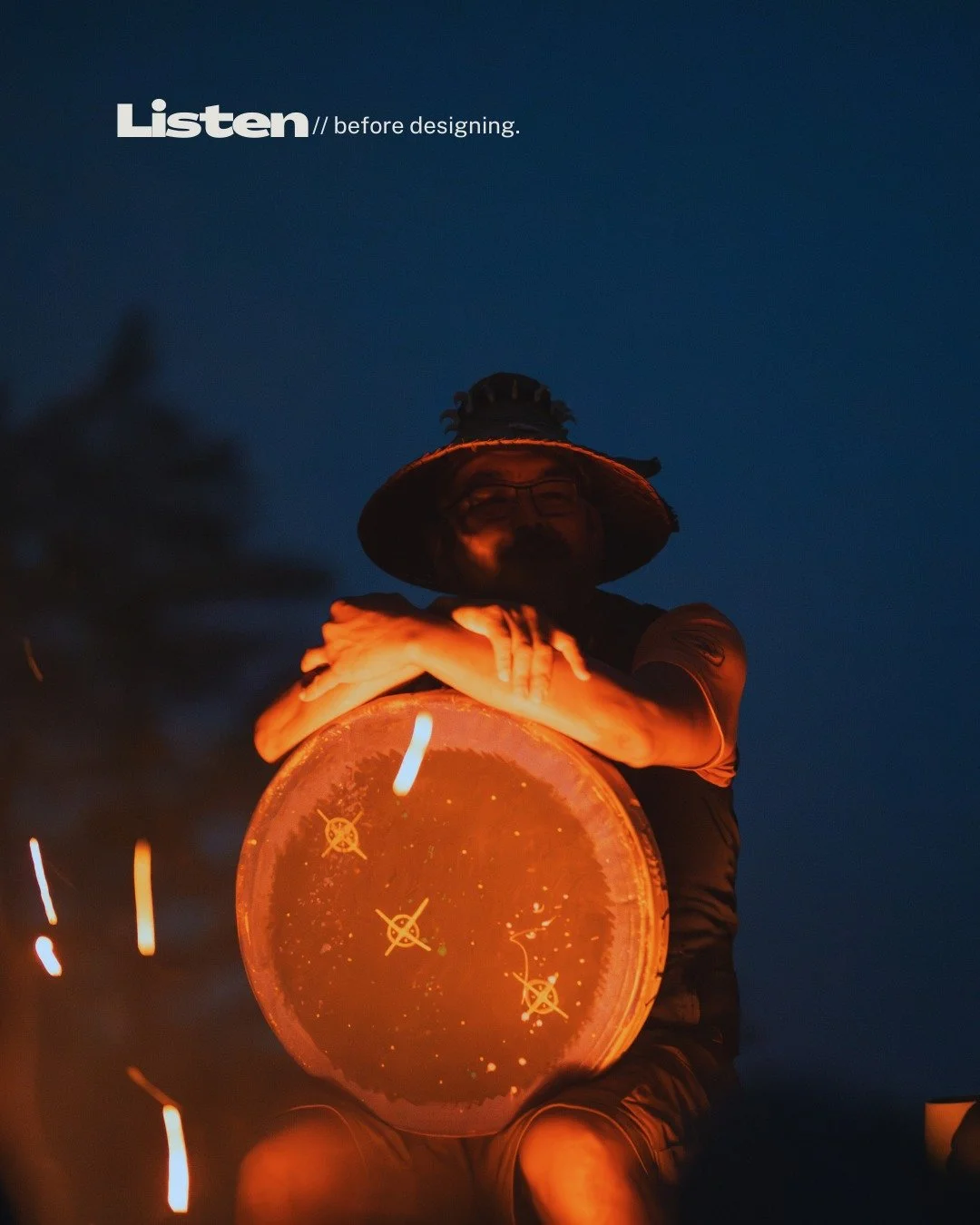 This moment comes from the Three Stars Dark Sky pilot project &mdash; an Indigenous-led initiative that taught us (and keeps teaching us) what it really means to let relationships lead.

Listening before designing.
Sharing power.
Staying accountable 