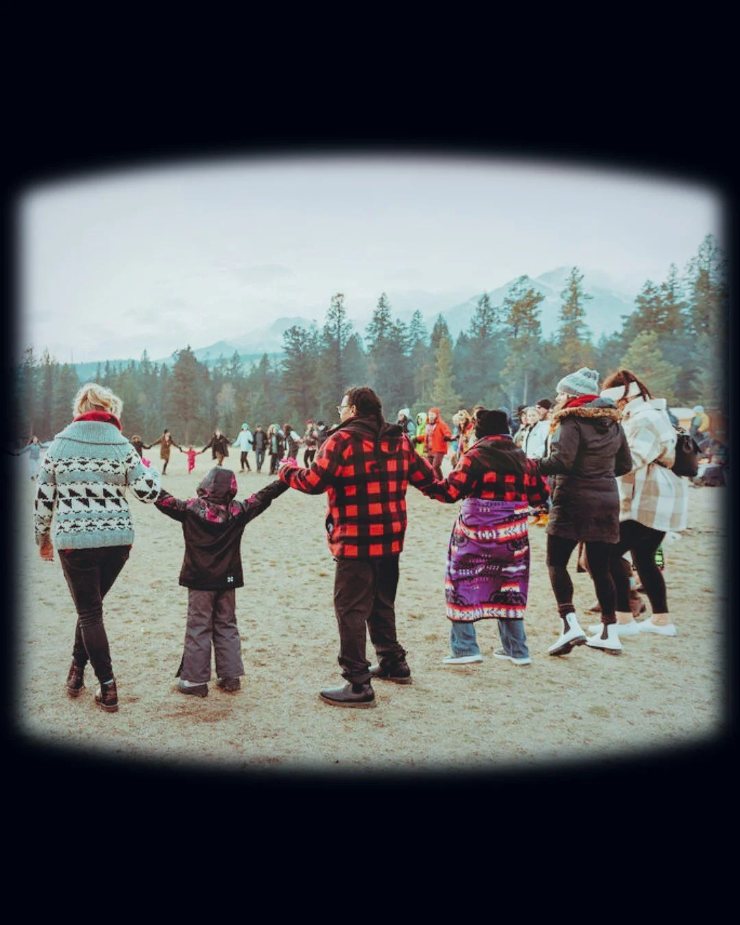 We&rsquo;ve been thinking a lot about what remains after the moment passes.

This image holds one of those moments &mdash; people gathered, hands linked, moving together on shared ground.

As we head into the Indigenous Tourism Conference, we&rsquo;r