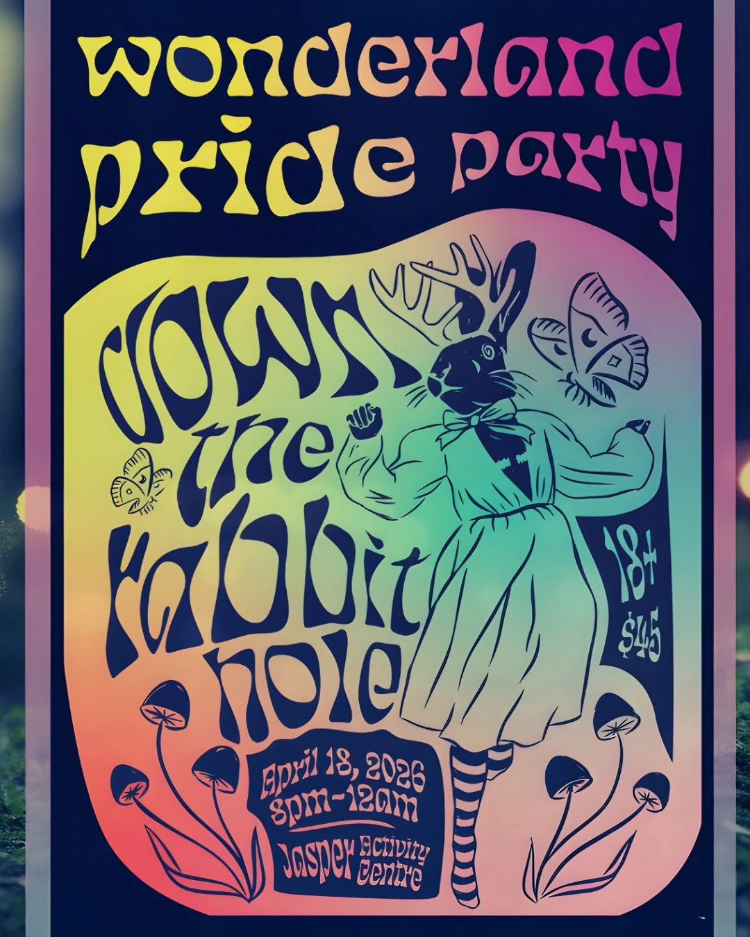 Down the rabbit hole we go&hellip; 🐇✨

A little whimsical.
A little trippy.
A whole lot of queer joy.

Join us for the Wonderland Gala at Jasper Pride &amp; Ski Festival, where dance floors meet dreamscapes and self-expression is the dress code.

Th