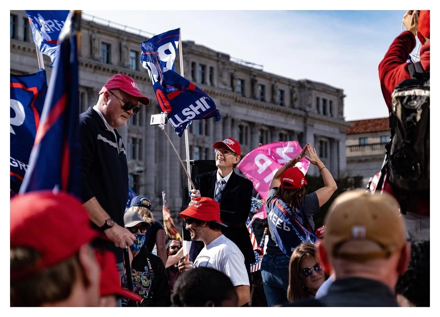 The first of multiple photo dumps from the Million MAGA March in downtown Washington D.C. today. This set is predominantly from around Freedom Plaza, before people began moving to the Supreme Court. 
.
.
.
#photo #photography #streetphotography #phot