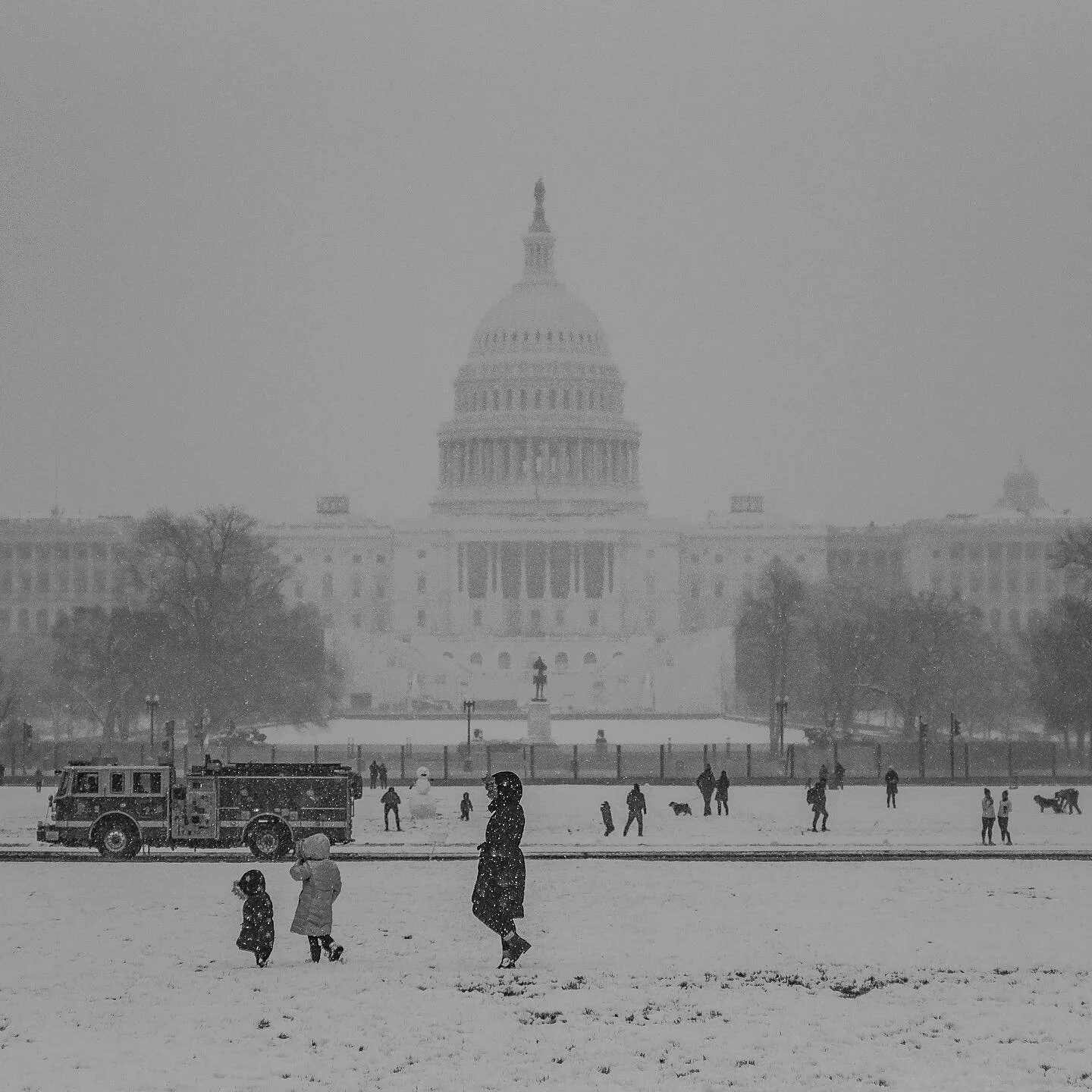 Shot from a walk around the National mall in downtown D.C. yesterday during the snowstorm.