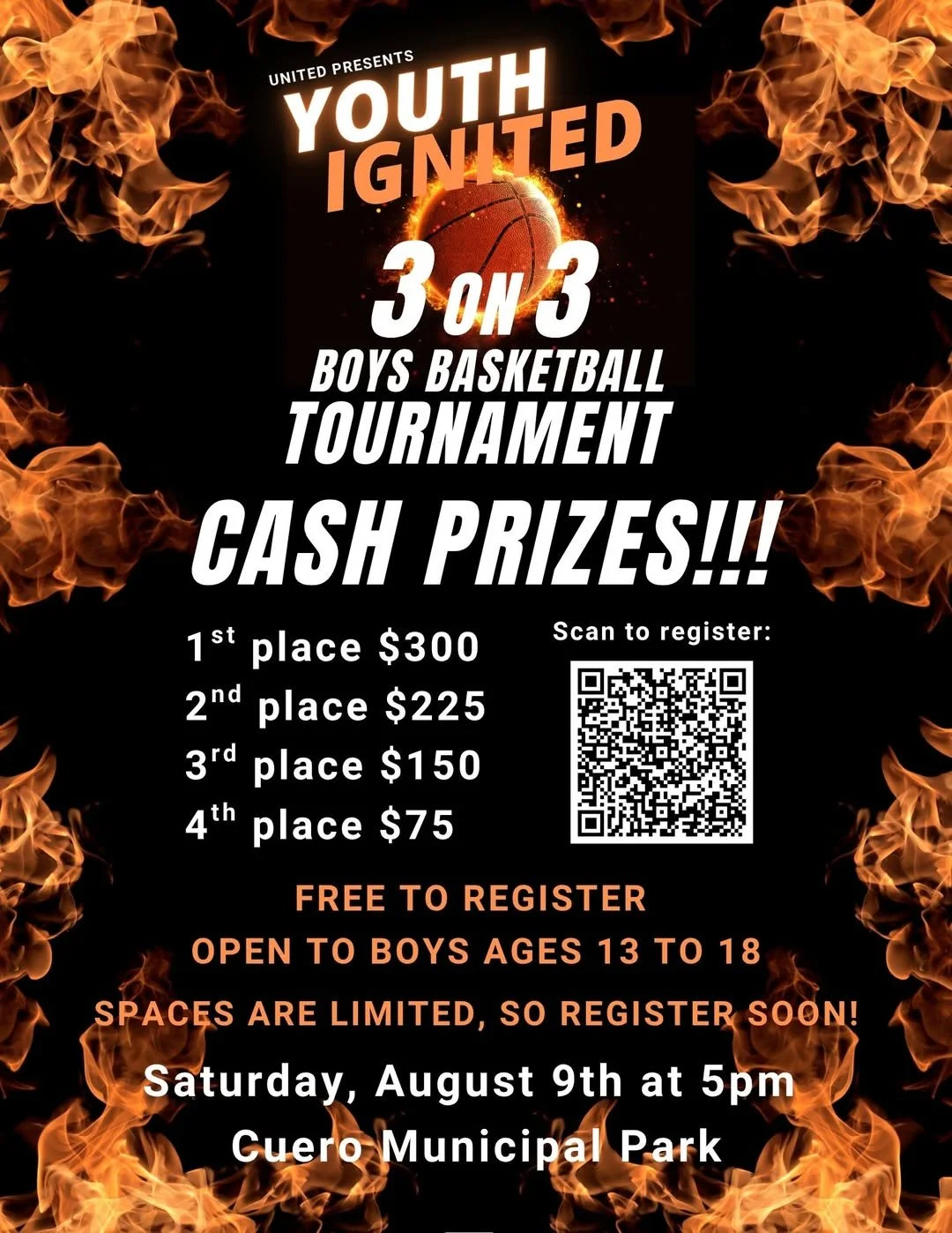 Youth Ignited Boys 3 on 3 Basketball Tournament