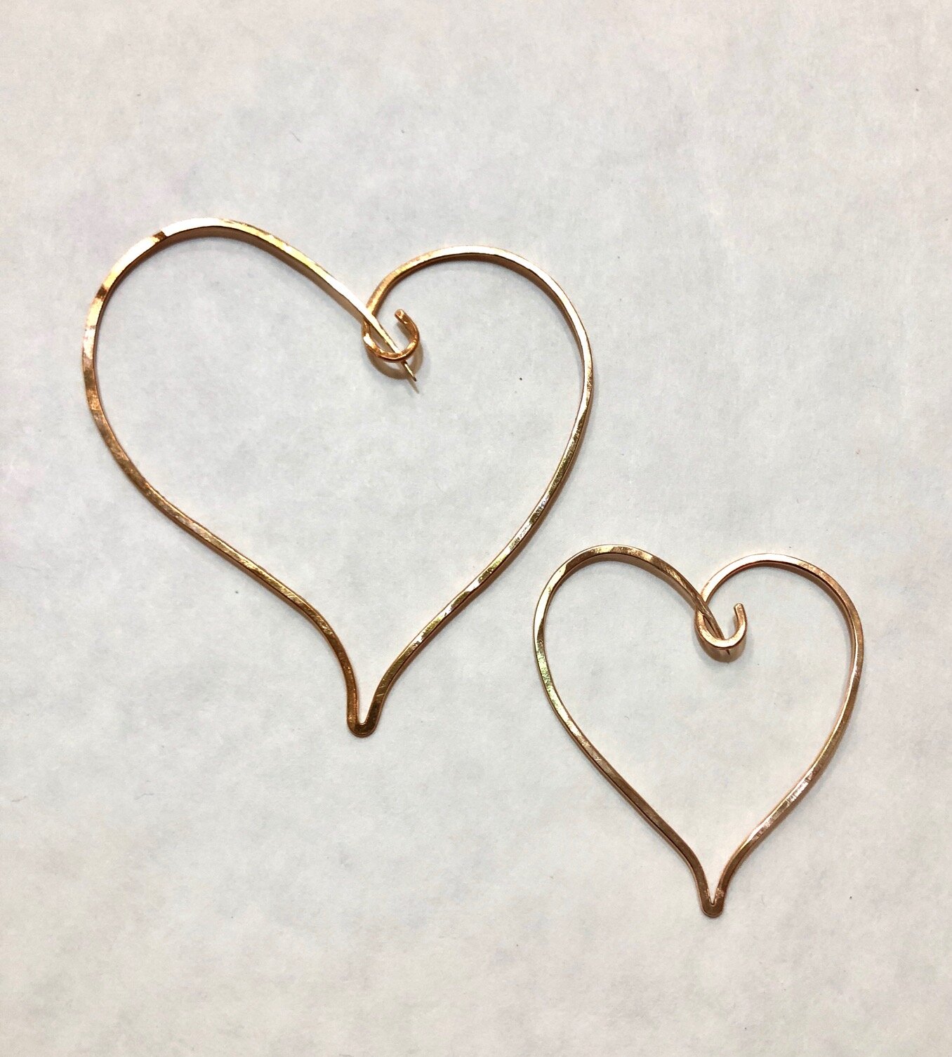Bronze Heart Pins, 2018
