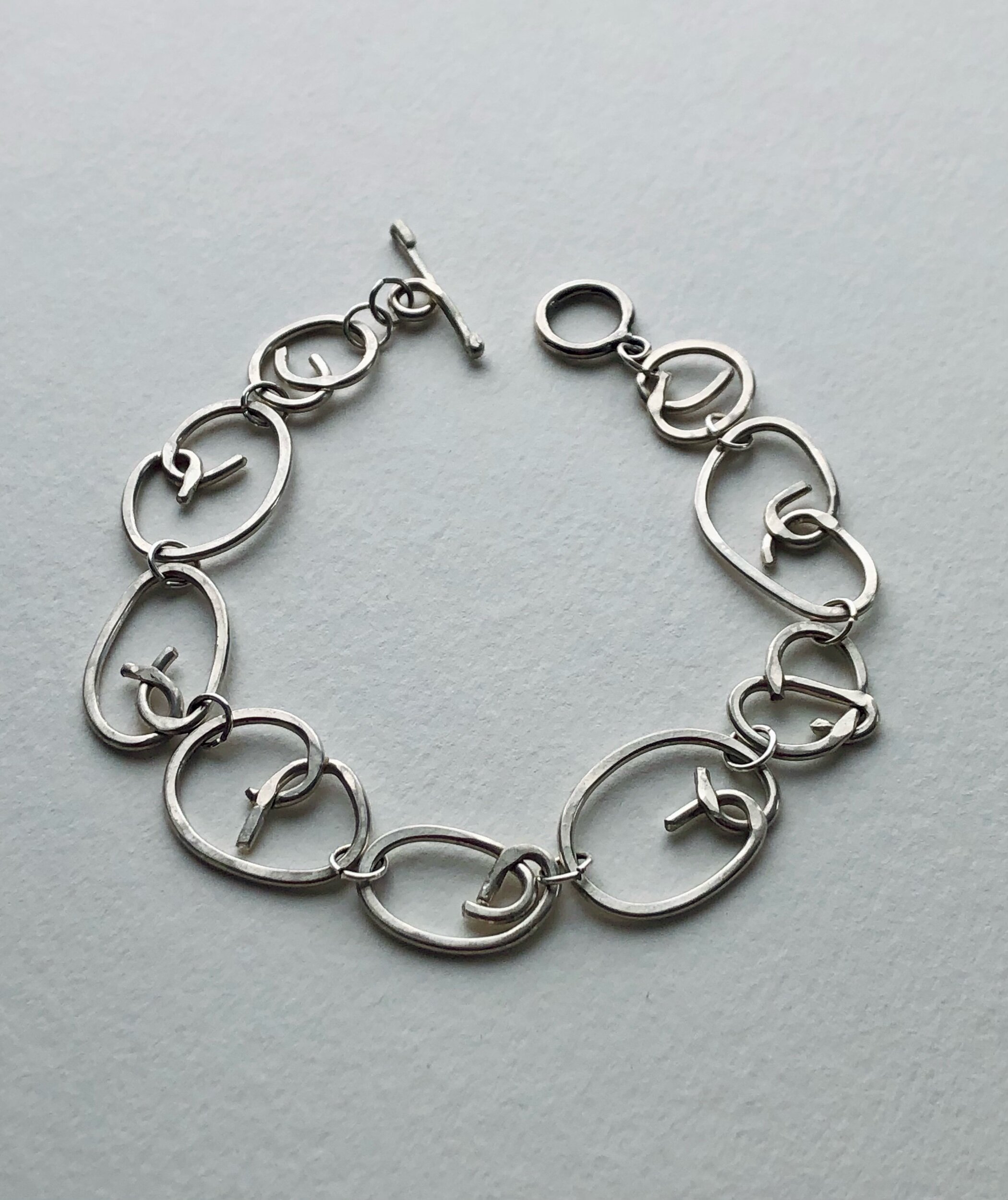 Sterling Rosebud Bracelet