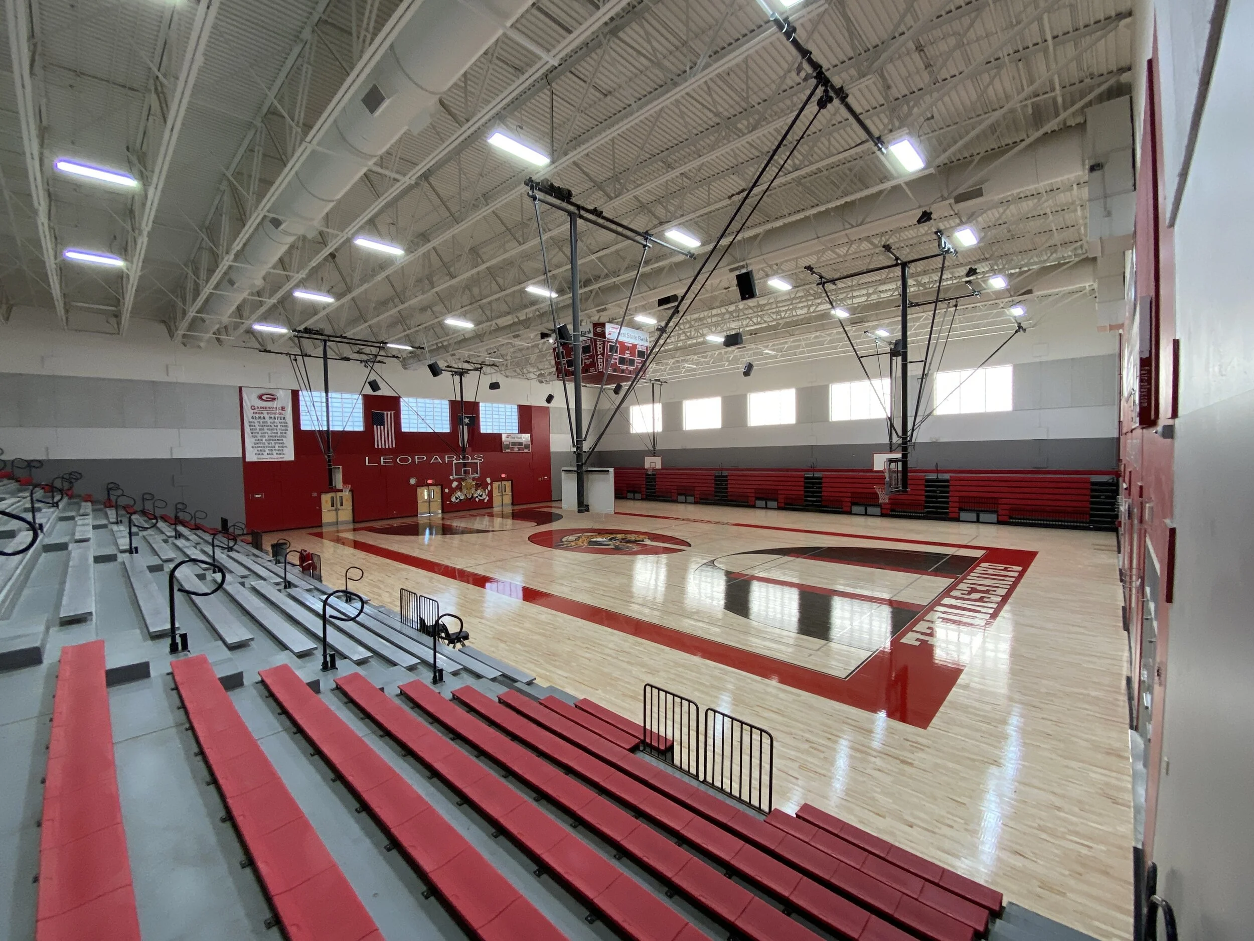 Gainesville High School Competition Gym Sound System