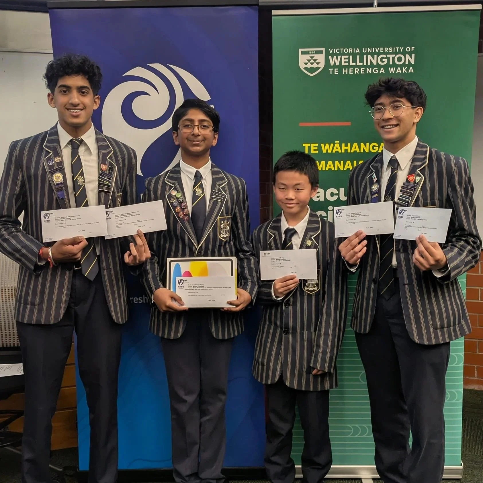 Whitby Collegiate Success at the 2025 NIWA Wellington Science Fair