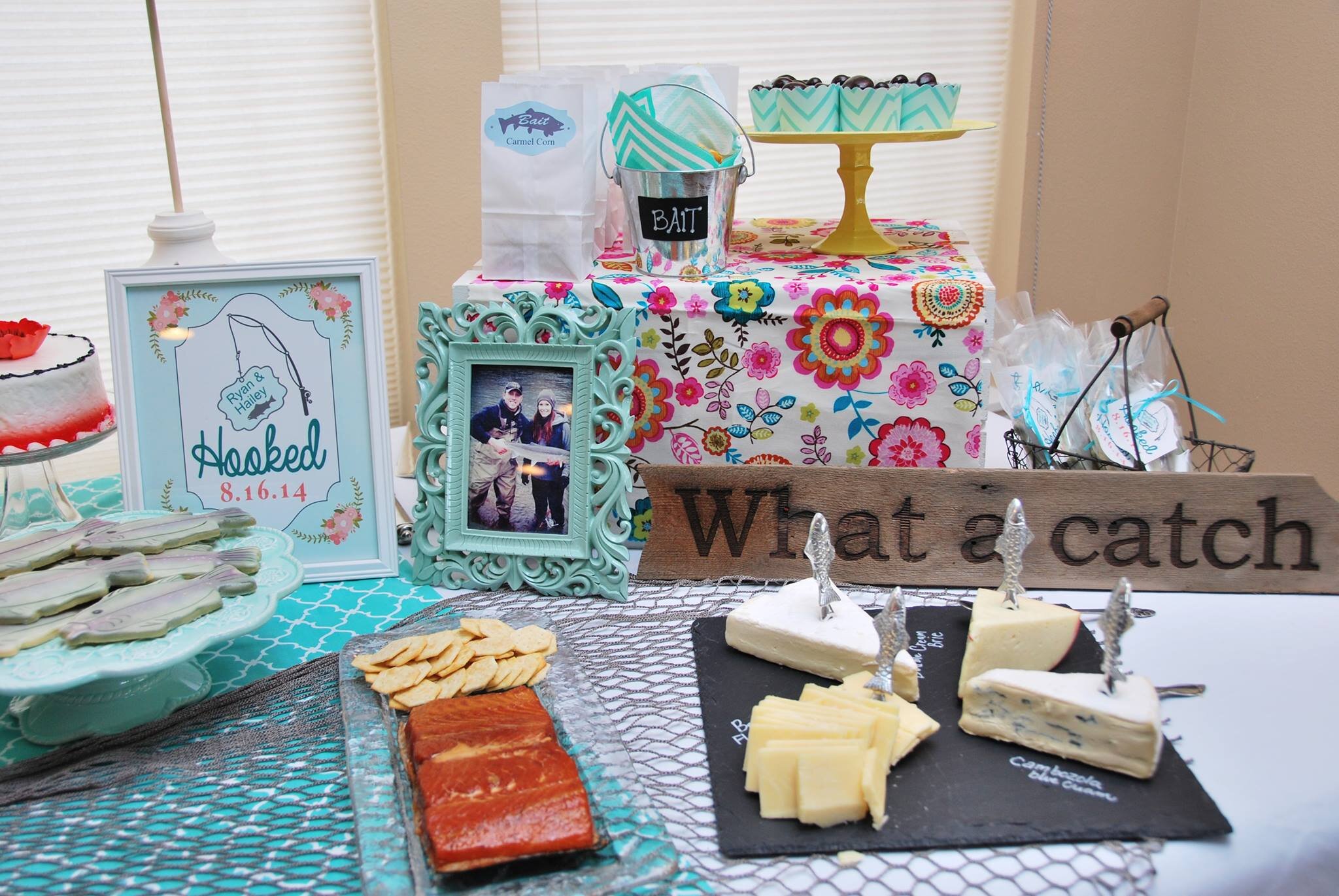 What a Catch! - Fishing Themed Bridal Shower — Davis & Scout