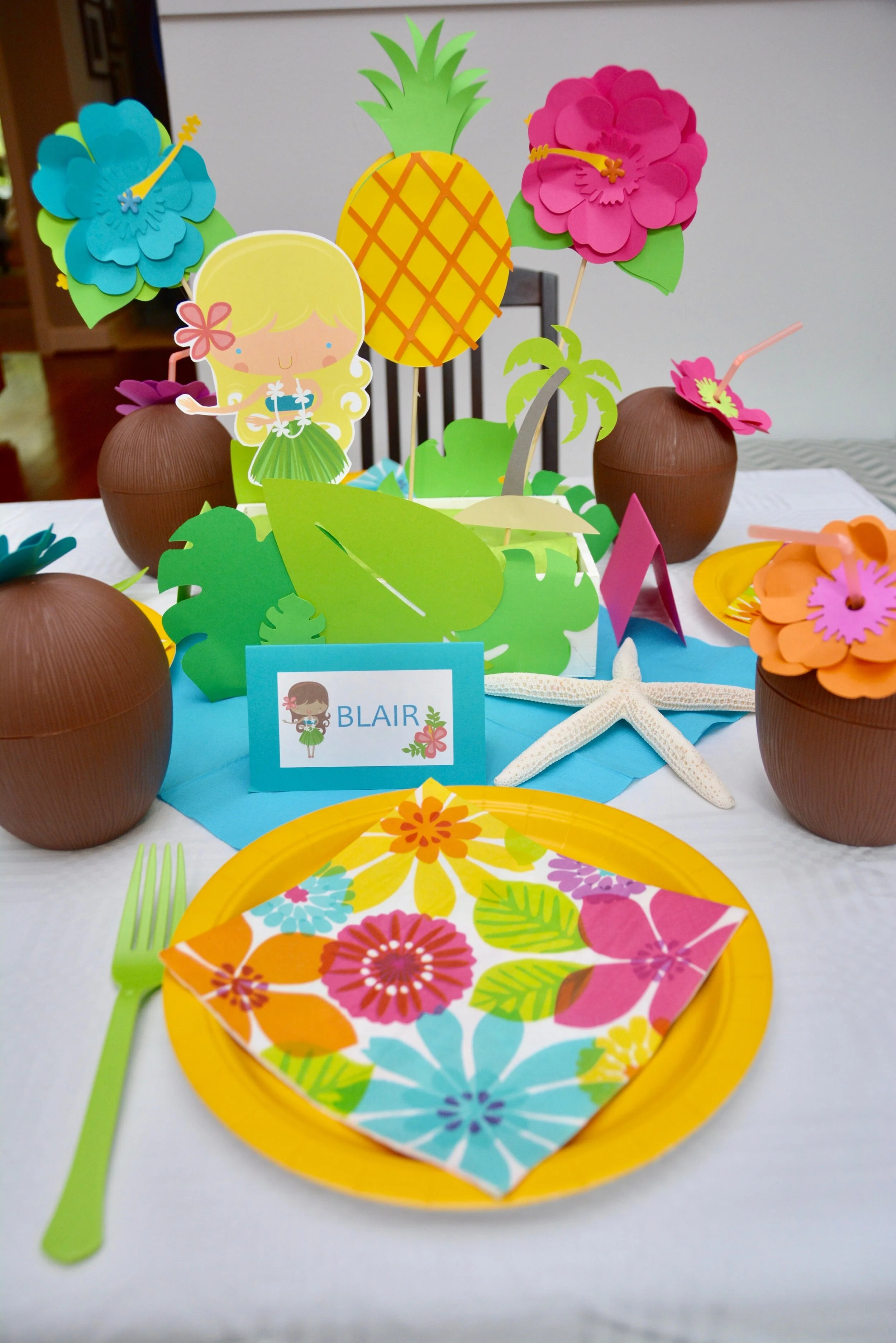 Hawaiian Luau Birthday Party