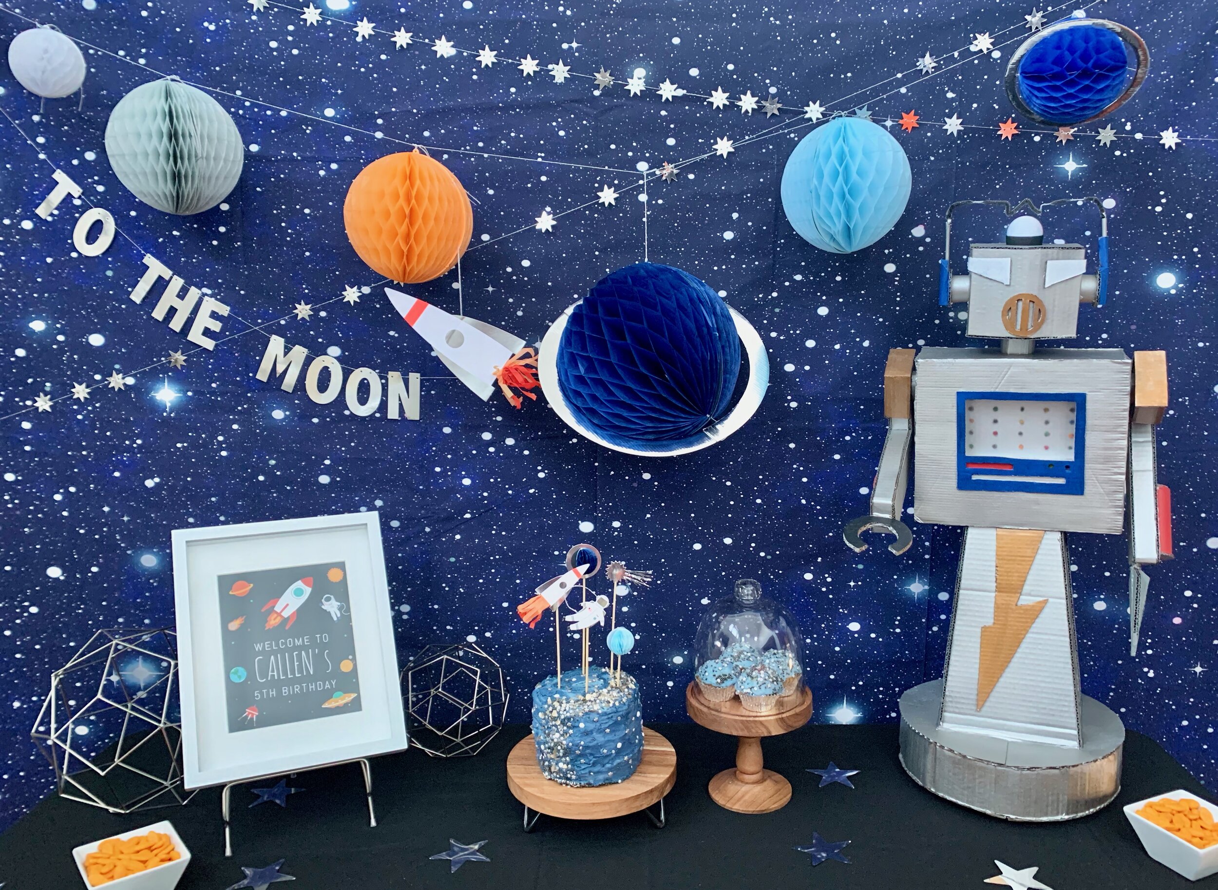 Space Party, Rocket Themed Birthday — Davis & Scout Celebration Co.