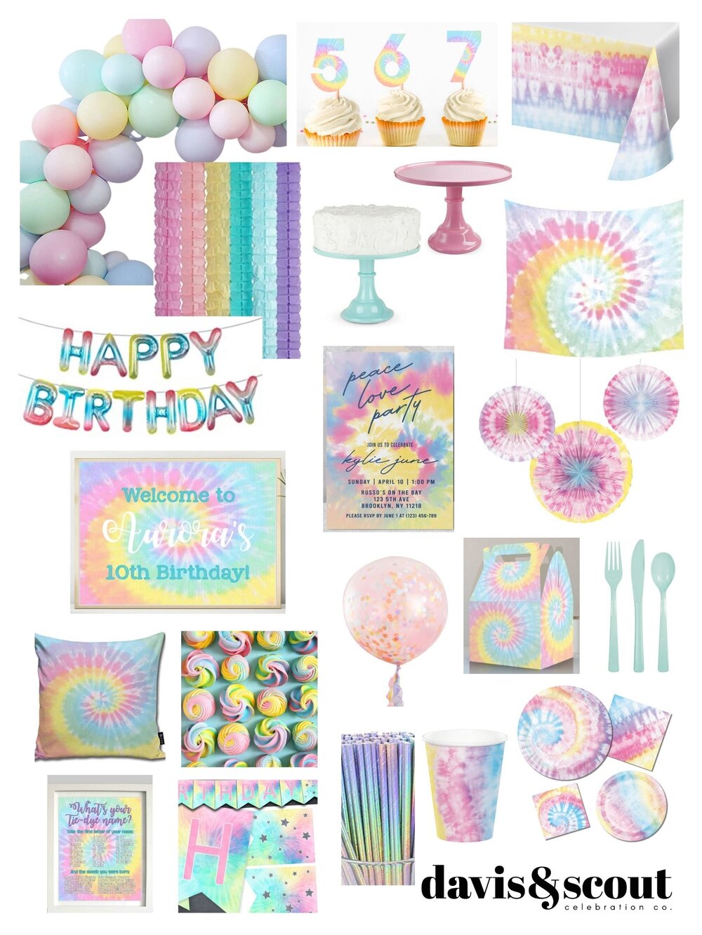 Summer Birthday — Planned Party Themes — Davis & Scout Celebration Co.