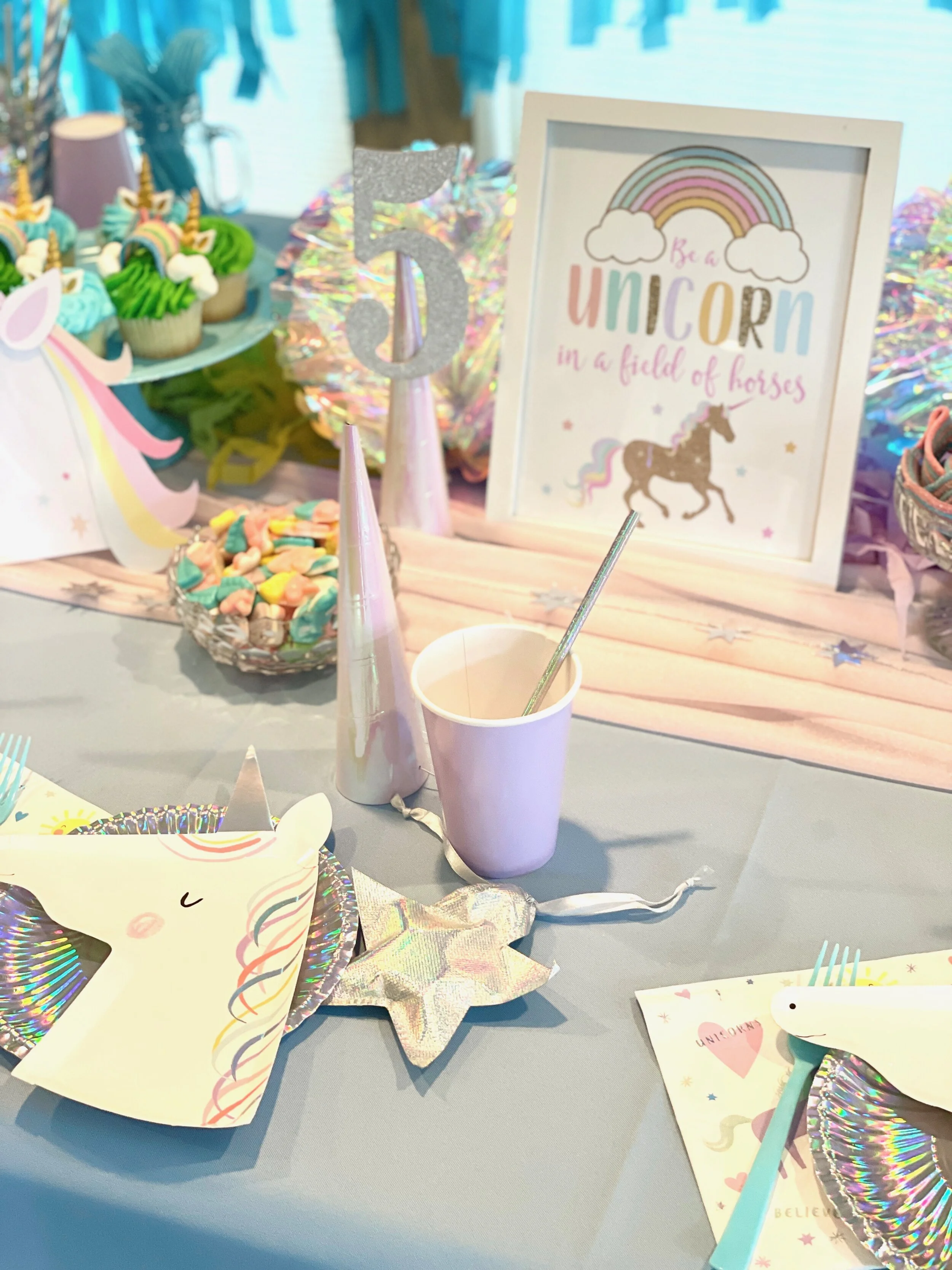 Leighton's Pastel Unicorn 5th Birthday