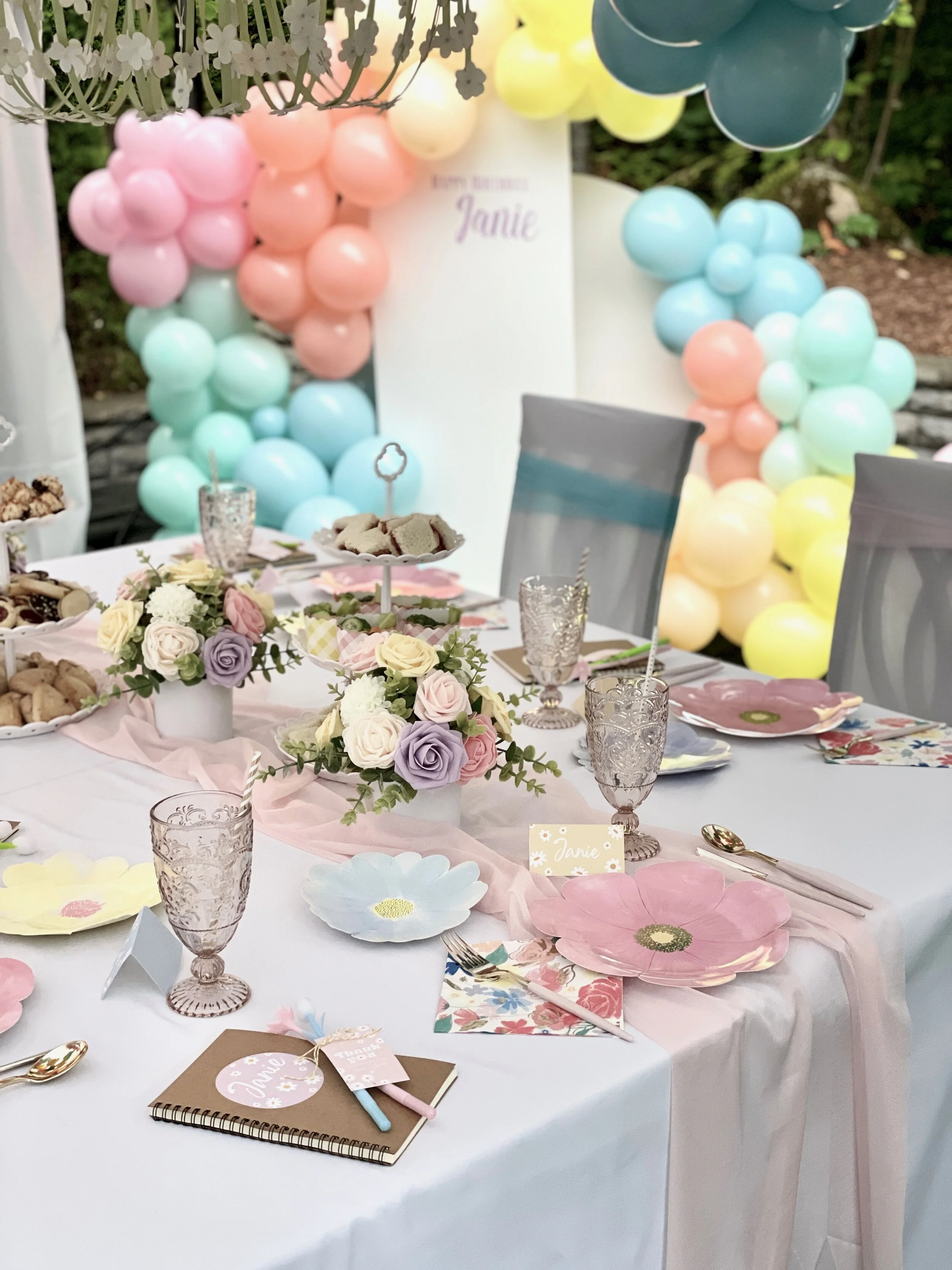 Janie's Rainy Day Garden Party