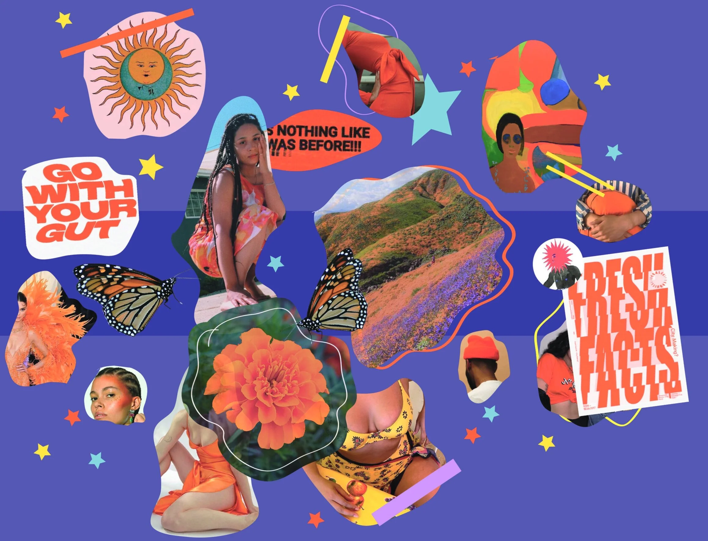 Summer Solstice Collage (2019) by Lenea Sims