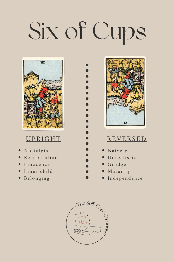 Tarot Cards Six Of Cups At Travis Poteete Blog