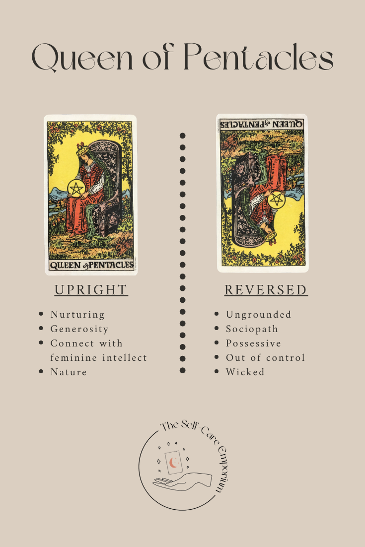 Queen of Pentacles Tarot Card Meanings
