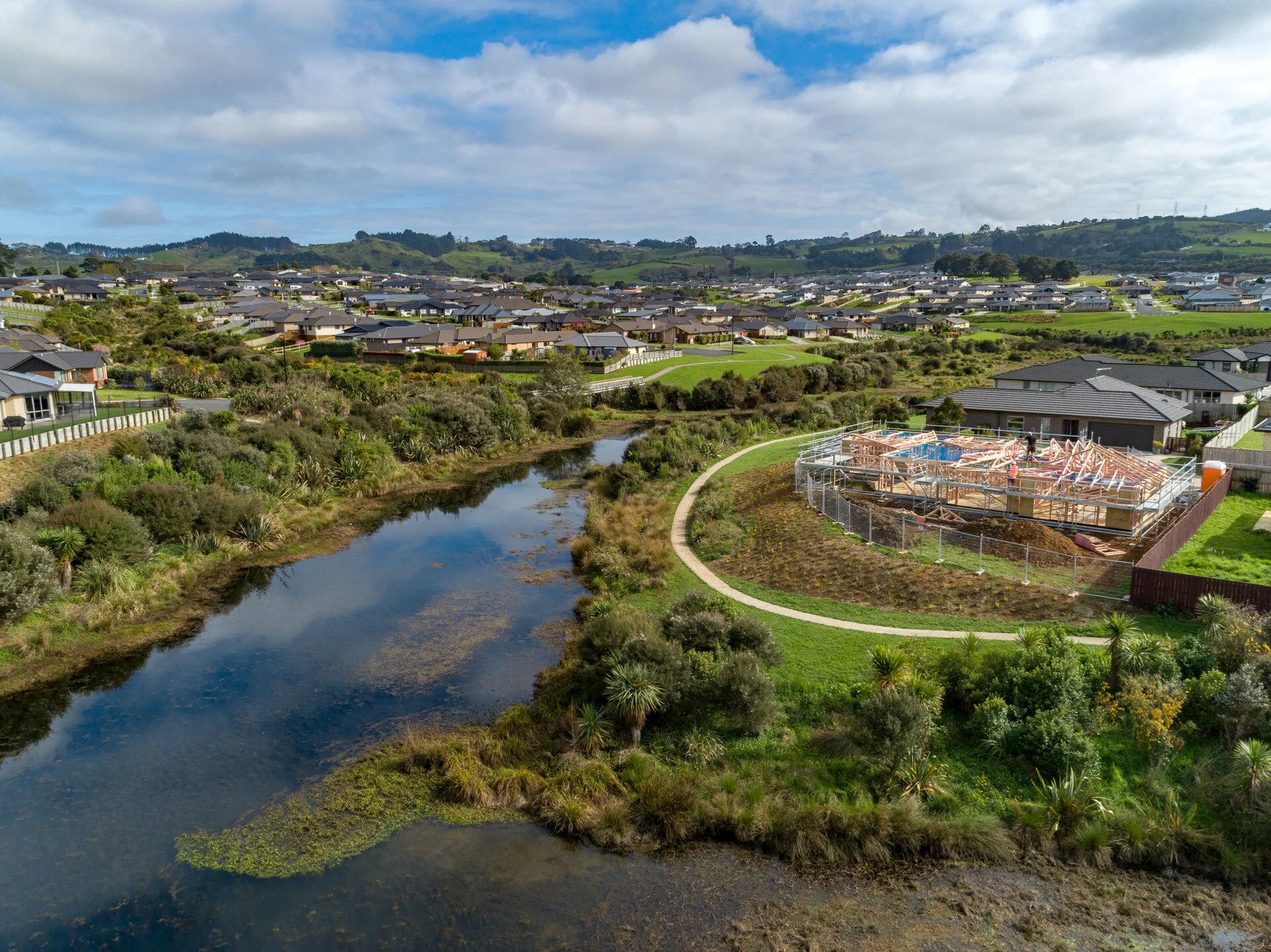 Completed and in-progress residential paradise