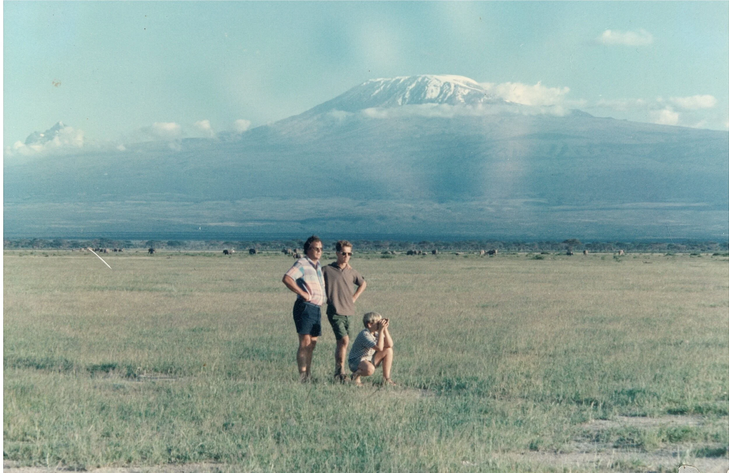 Dadda, my brother and I