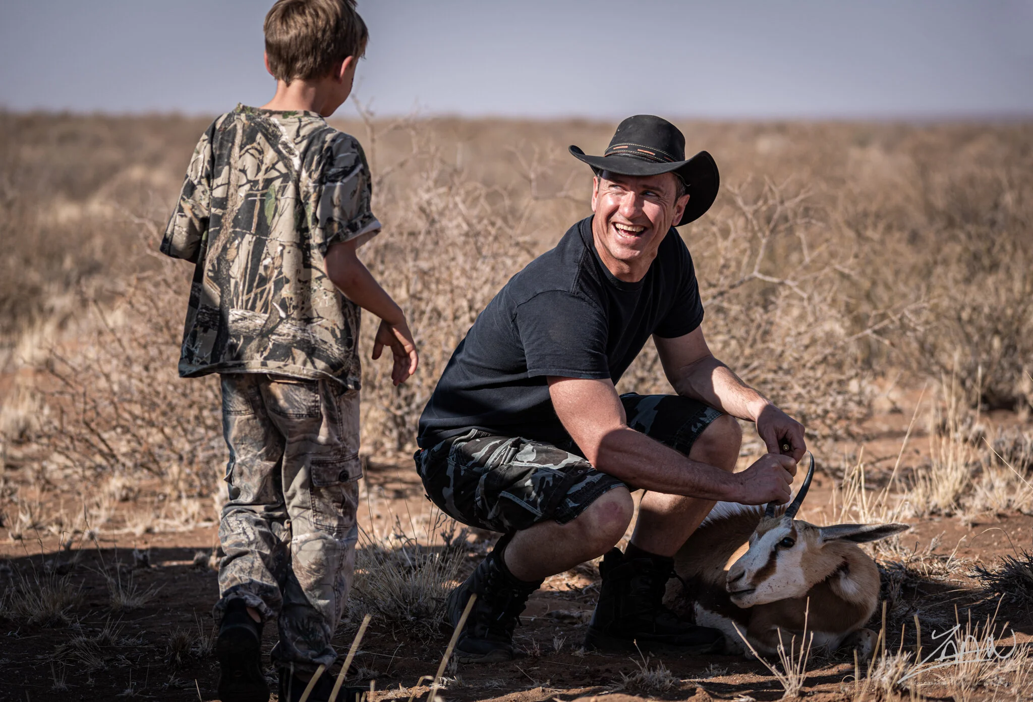  What followed was an impromptu braai in the veld with the buck’s liver and heart part of the menu 