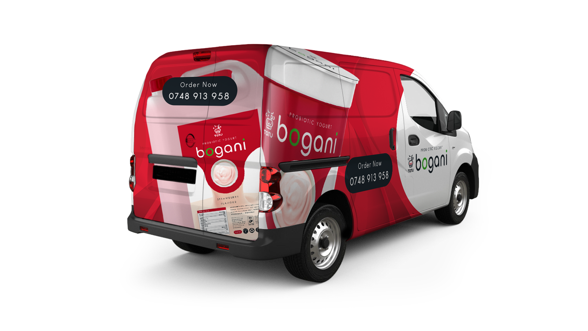 Bogani Yogurt Vehicle Branding
