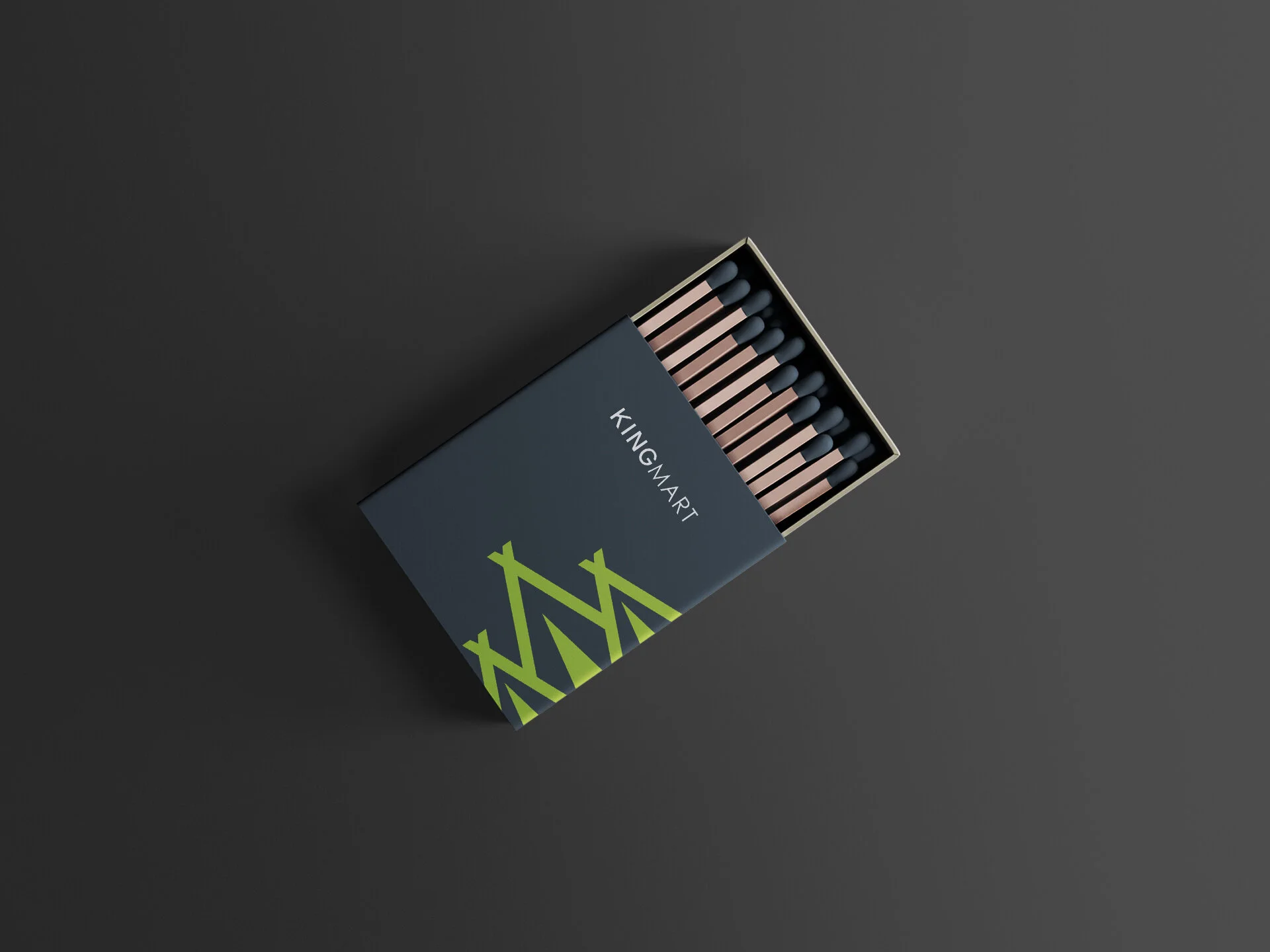 KingMart Brand Logo Design
