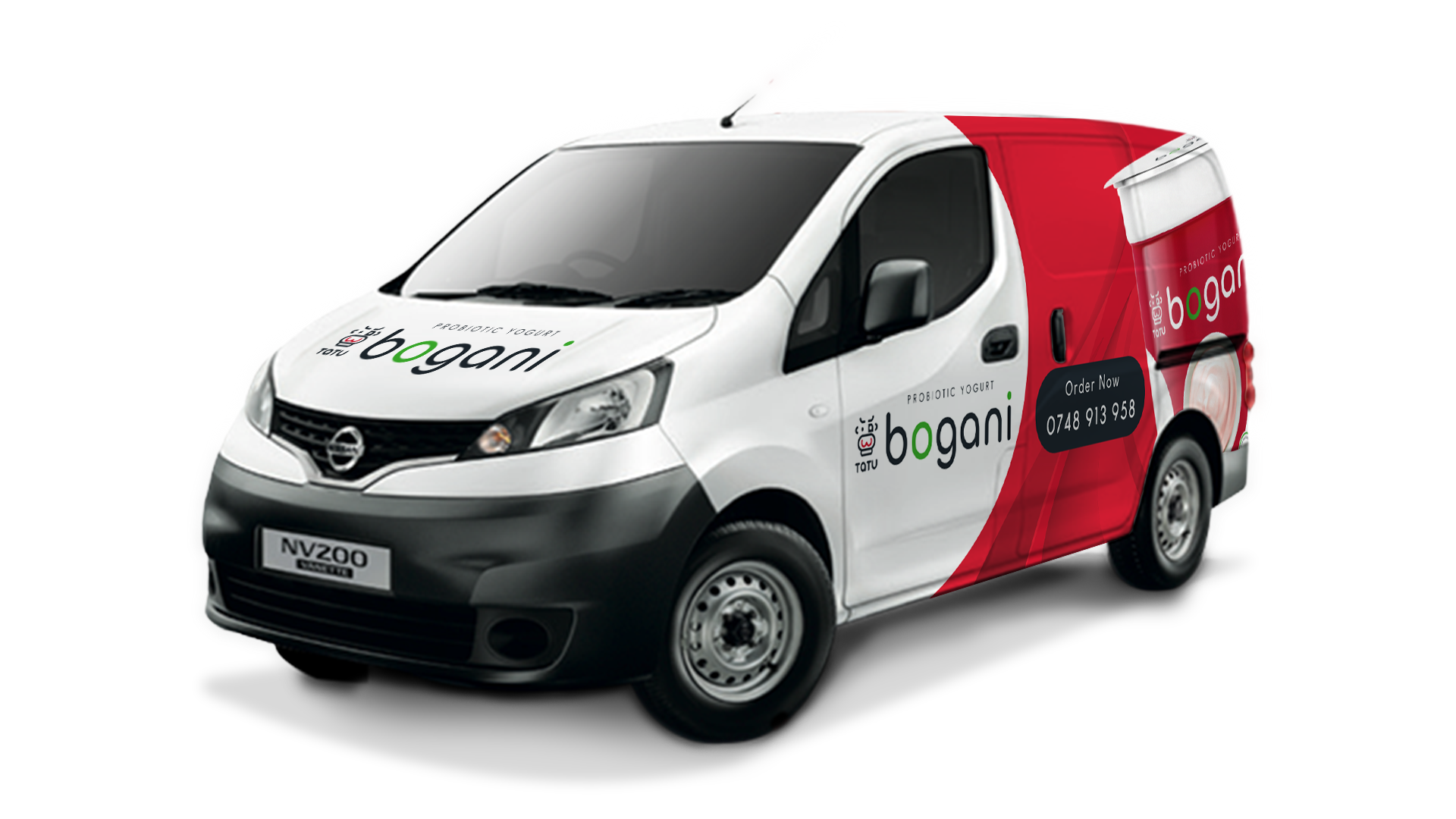 Bogani Yogurt Vehicle Branding