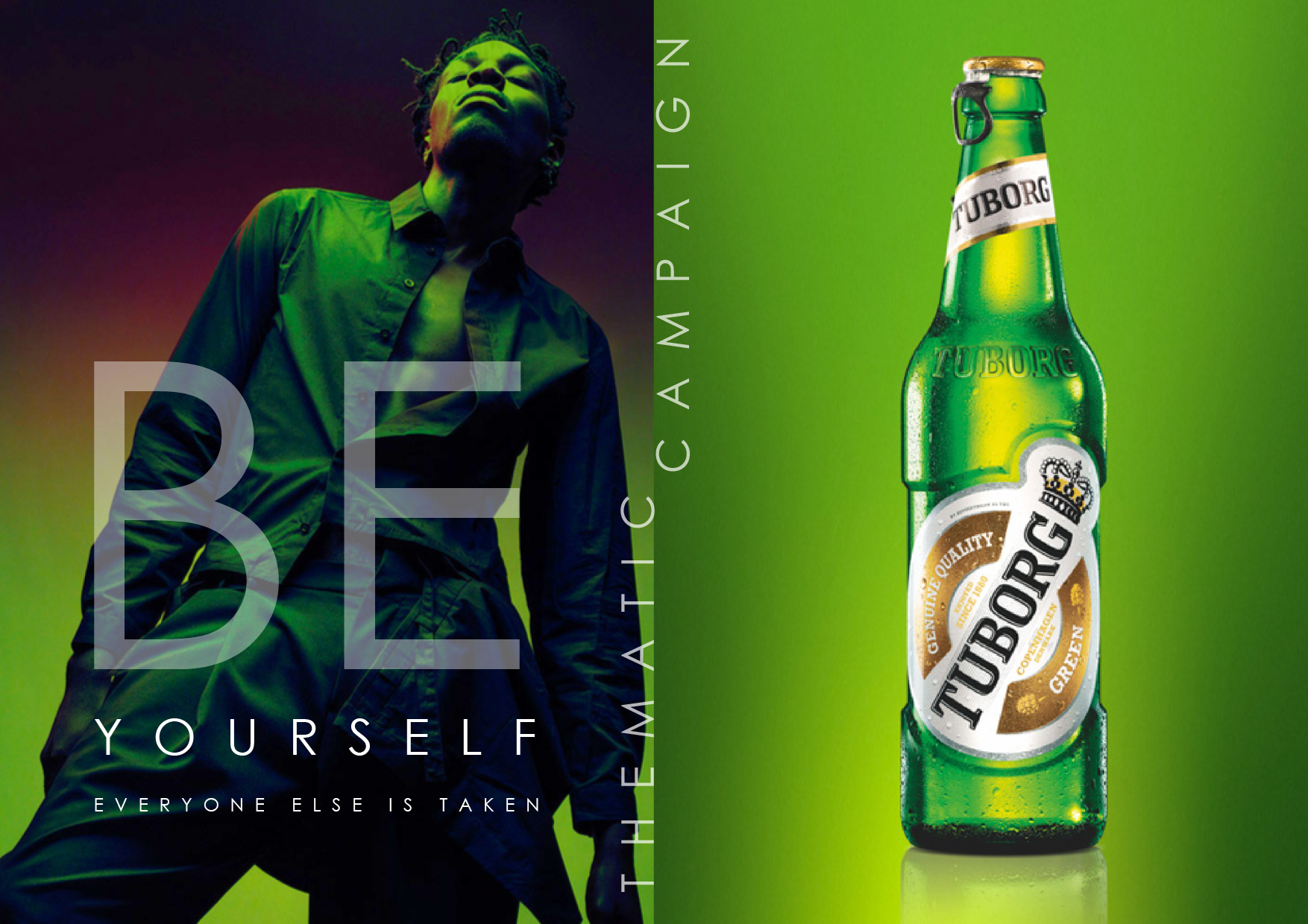 Be Yourself Tuborg Campaign image