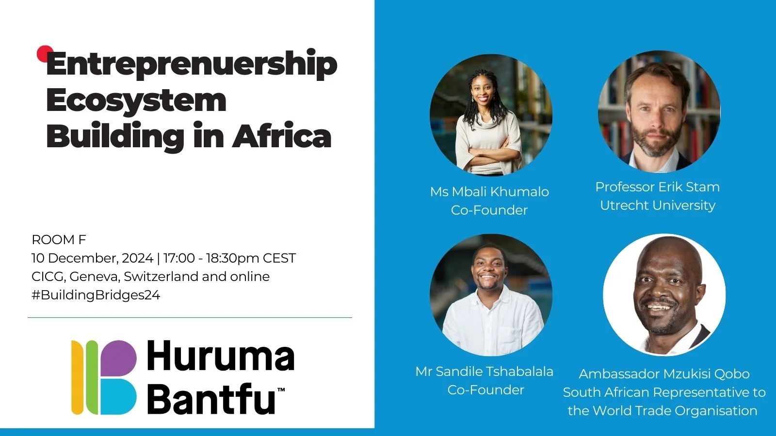 Building Bridges - Aligning Finance with Sustianability Geneva 2024 