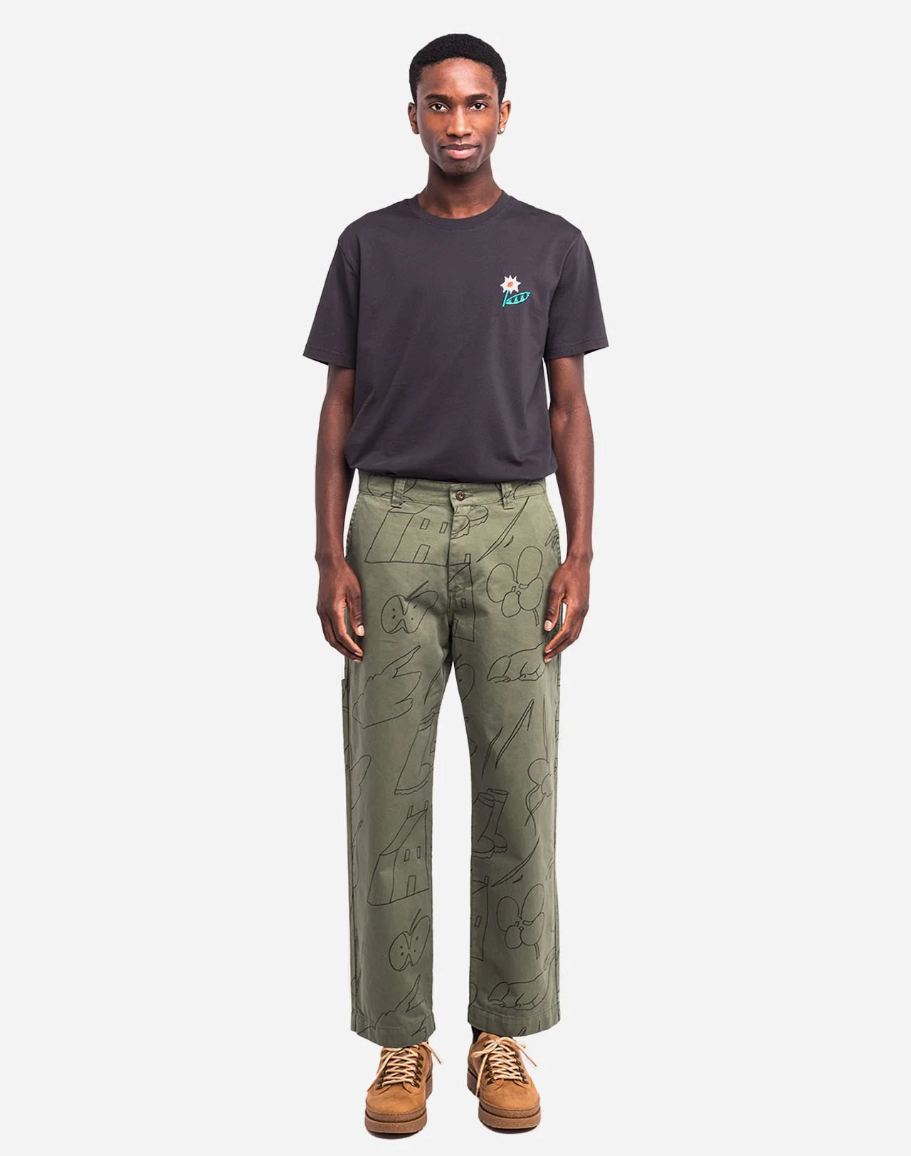 Pantalon Chuck Gower Kaki – OLOW x Gabrielle Monceaux