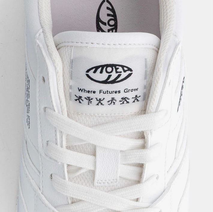 Baskets ECHO Full White GRND Corn VEGAN MOEA | Twins Concept Store Paris