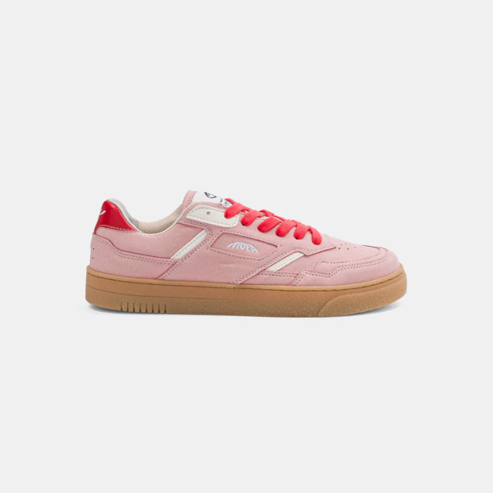 Baskets ORIGIN LOW Pink Suede Beige Apple vegan MOEA | Twins Concept Store