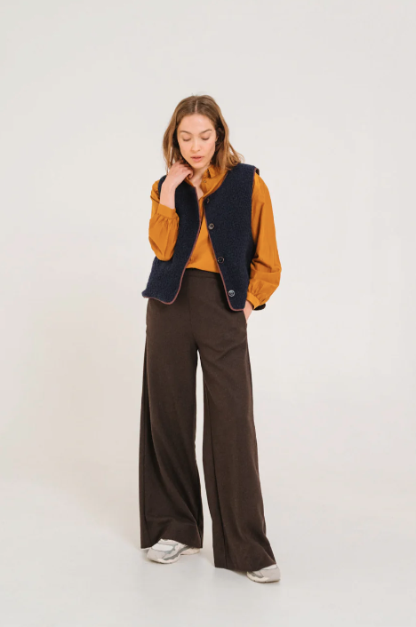 Veste sans manches SALYNA navy – Sacrécoeur