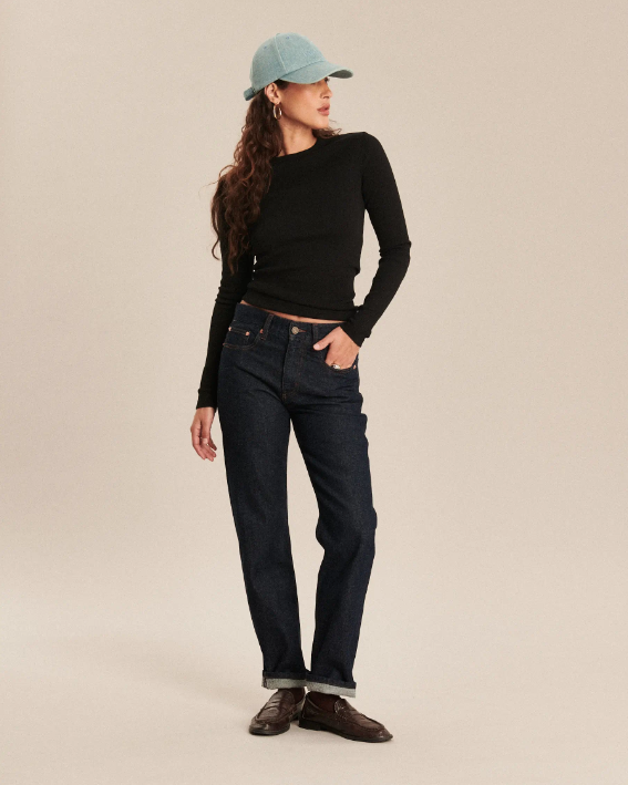 Jean droit denim foncé PARKER - Labdip