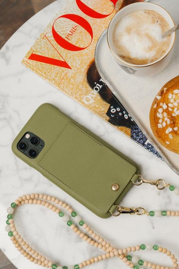 Coque de téléphone carrée en cuir avec motif géométrique, coque souple,  fleur de luxe, iPhone 14