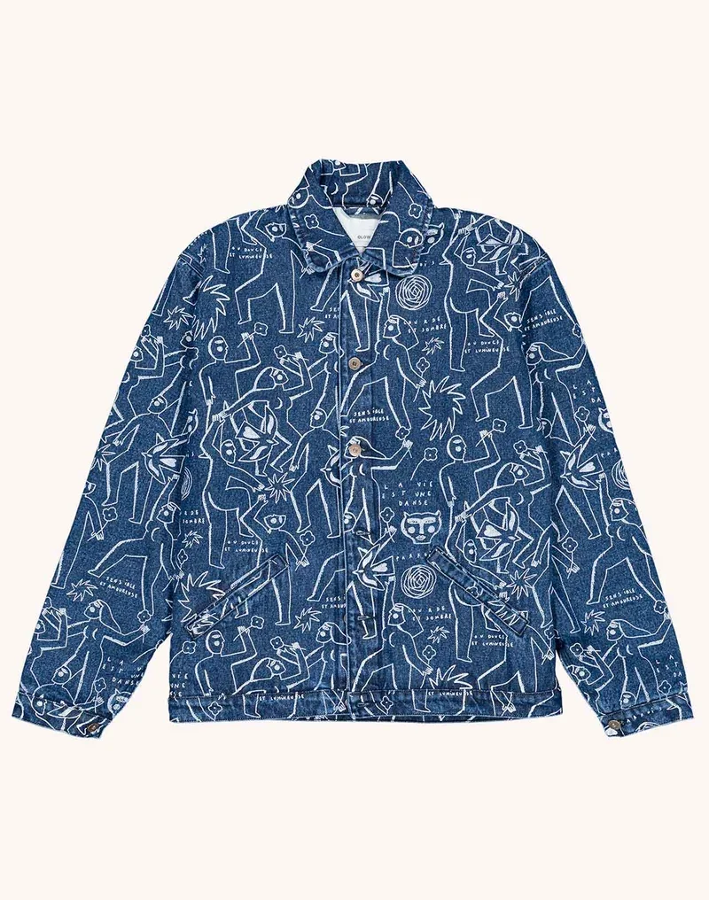 Veste AKKA Life Dance homme denim bleu – OLOW | Twins