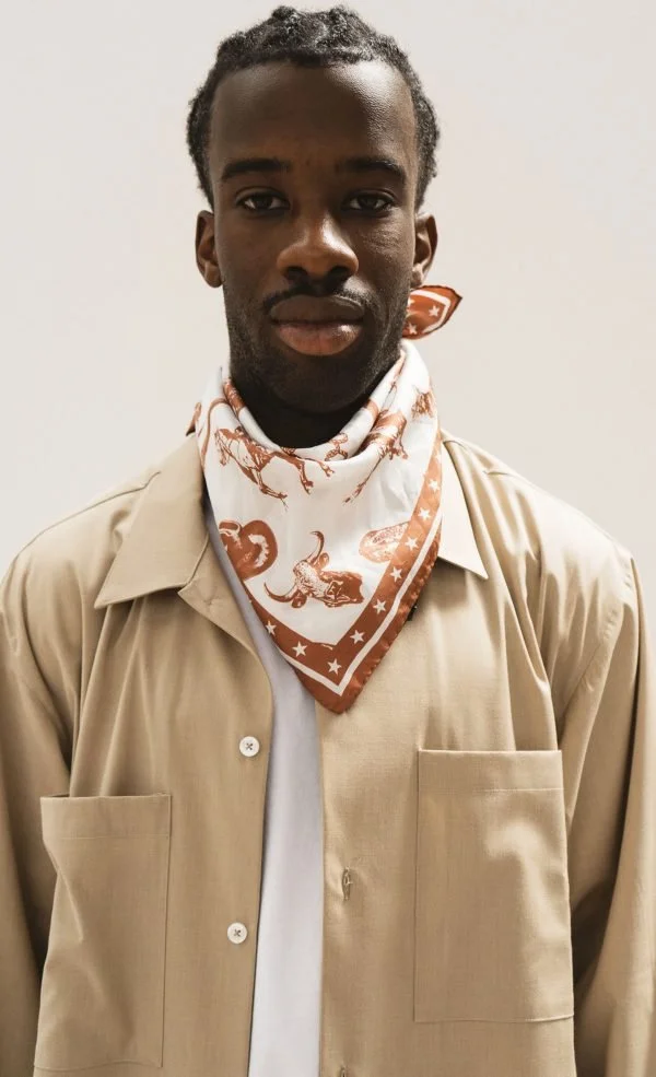 Chemise HIROKO noisette WOODEN coupe décontractée | Twins Concept Store