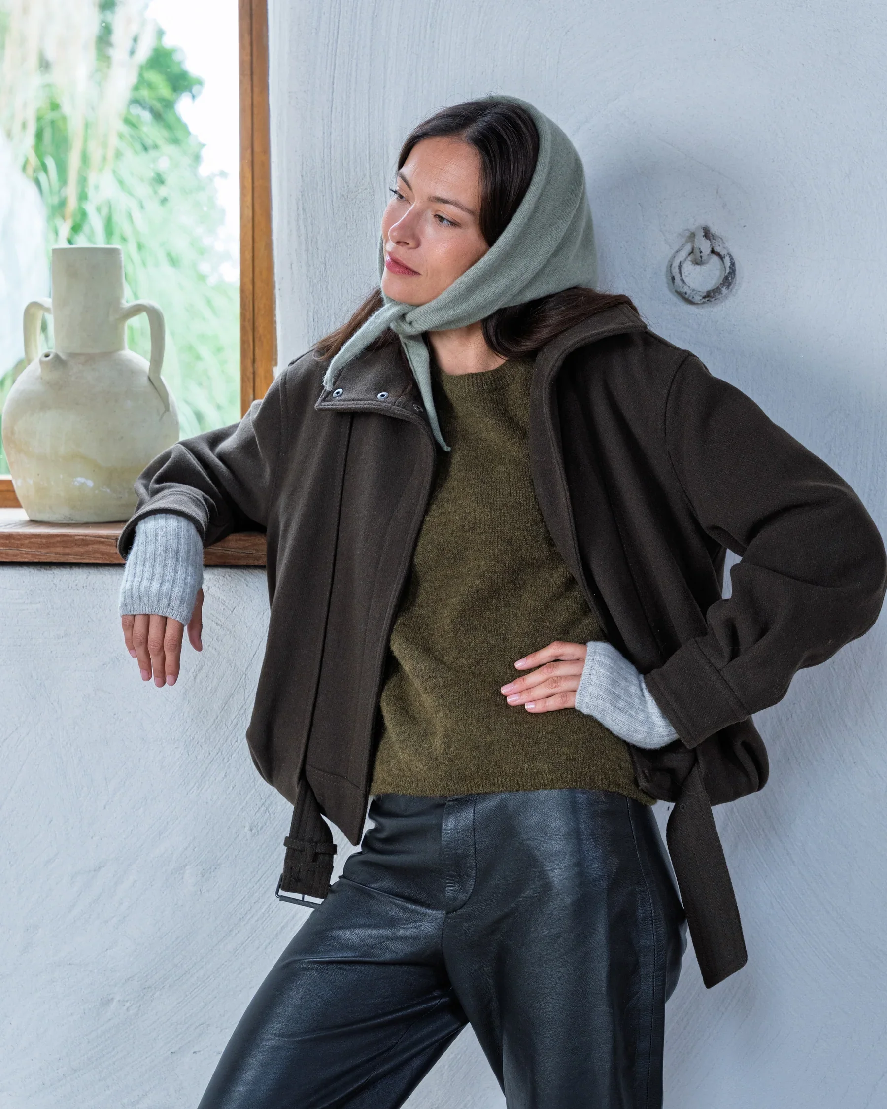 Pull Manches Courtes Annette Kaki Mousse Cézembre | Twins Paris