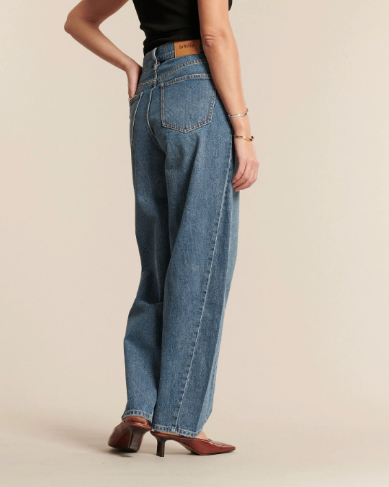 Jean Ballon OSAKA IN40 Labdip – Denim Recyclé Taille Haute