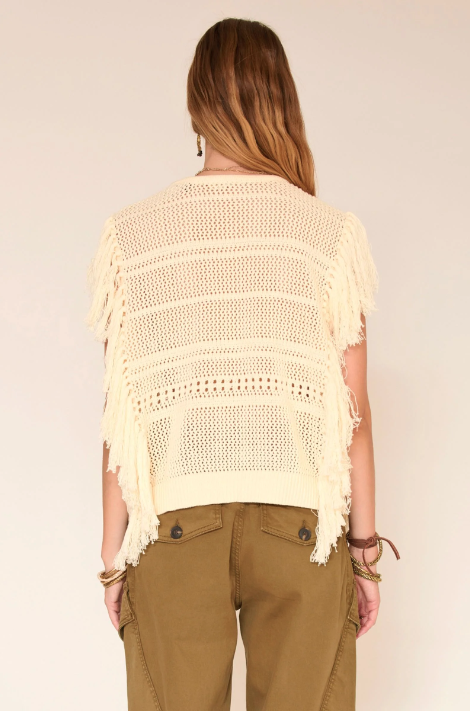 Pull KELINE natural franges MKT Studio | Twins Concept Store