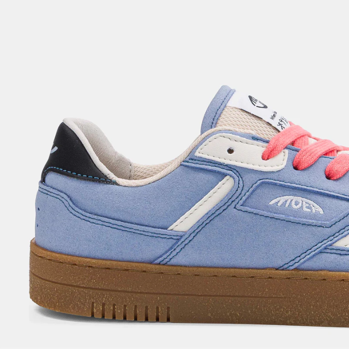 Baskets ORIGIN LOW Lila Suede Beige Corn vegan MOEA | Twins Concept Store