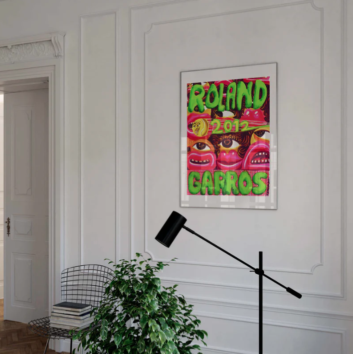 Affiche Roland-Garros 2012 Hervé Di Rosa | Affiche Officielle | Twins Concept Store Paris