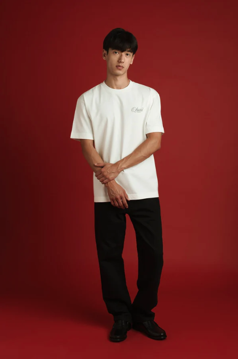 T-shirt CELEBRATE oversize blanc | Twins