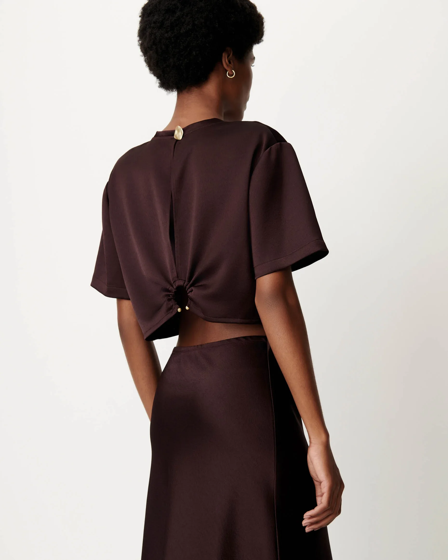 Top court MOCAMBO chocolat | Sessùn | Twins