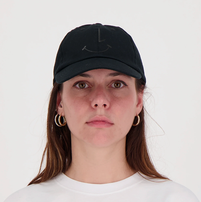Casquette SHY BUT HAPPY - black - Encré Atelier